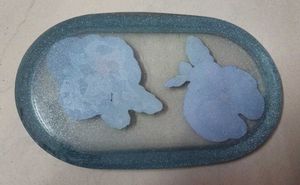 Floral Decorative Tray