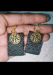 Fabric Earrings