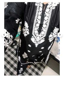 Chikankari Kurti Set 🖤