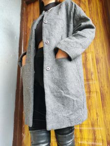 Korean Dark Grey Coat