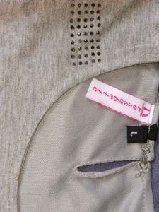 Casual Gray Tunic Top