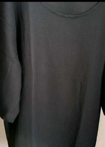 Comfy Black Boxy Top for women.