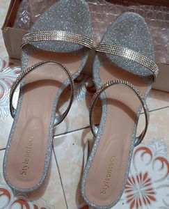 Rhinestone Transperant Heels