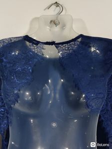 Shein Backless With Full Sleeves Bodysuit Top