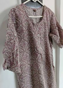Floral Print Kurta