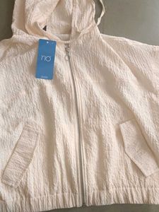 Hooded Zip-Up Jacket Top