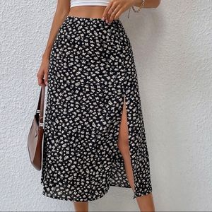 Floral Midi Skirt