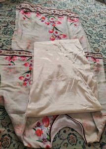 Floral Print Pakistani Suit