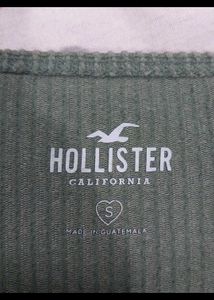 Hollister green Wrap Top