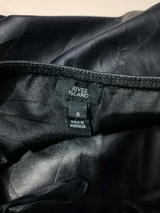 imported Sleek Black Faux Leather Premium Luxury D