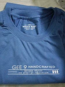 Blue Graphic Tee - White Rose &amp; GEE 9