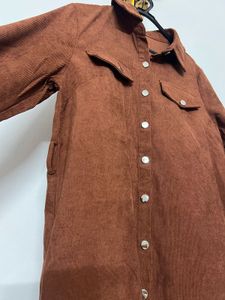 Shein Corduroy Shirt Dress