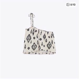 Zara New Limited Edition Cotton Bohemian Top