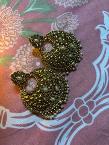 Vintage Gold Statement Jhumkas