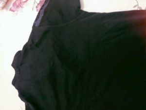 Black Graphic Print Polo Shirt