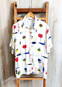 Offwhite Printed Shirt Size-42-44