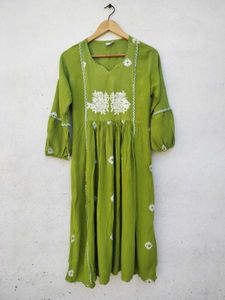 Green Kurta set