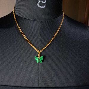 Butterfly Pendant Necklace