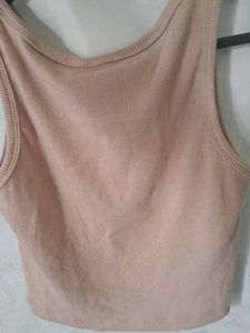 Brown Crop Top
