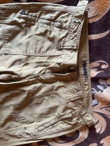 BEIGE BROWN SIX POCKET CARGO