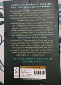 Novel Title: Verity   Author: Colleen Hoover   Genre: Thrillers &amp; Suspense, Romantic Suspense