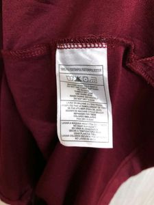 Maroon Short Sleeve T Shirt