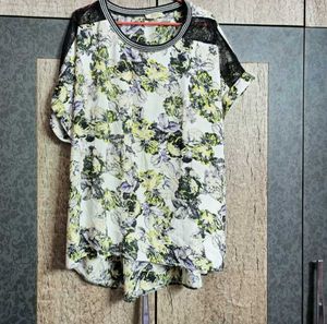Branded Casual Floral Top