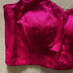 Pink Beaded Blouse