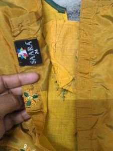 Girls Traditional Dress Pattu Pavadai Set