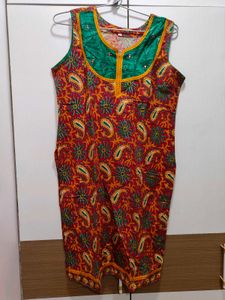 Short Sleeve Kurti With Pants