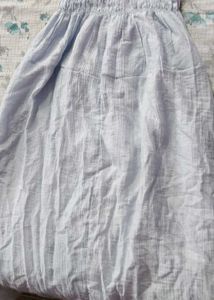 blue gathered dress 💙