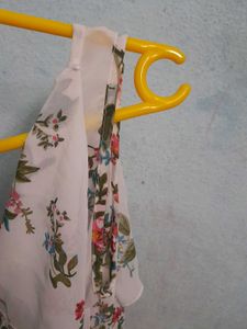 Western Wear  White Frock