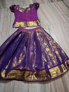 Girls Pattu Pavadai Great One