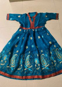 Cotton Blend Beautiful Anarkali Kurta