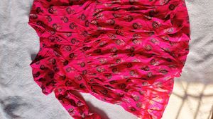 Pink Printed Top