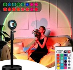 Sunset Projection Lamp with Remote 16 Color LED