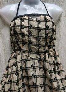 23277. Cute Plaid Mini Dress