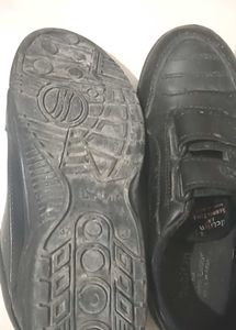 Boys Black School Shoes