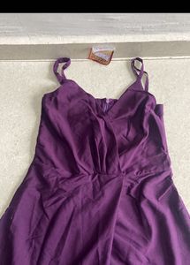 Elegant Purple Maxi Dress