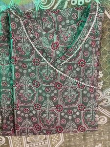 Floral Print Tunic Kurta