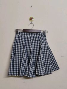 Gingham Mini Skirt