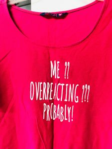 Pink Graphic Tee