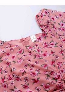 Floral Ruffle Hem Dress