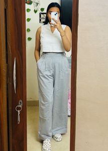 Wide Leg Korean Trousers
