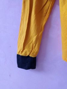 Men Yellow Full Hand Tshirt