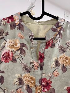 Floral Printed Gown - Size L