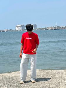 Five Sleeve And Back Printed T-Shirt
