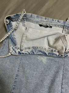 Denim Bodycon Mini Dress