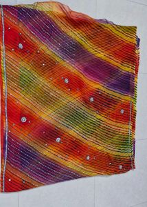 Lehariya Saree (Multi color)