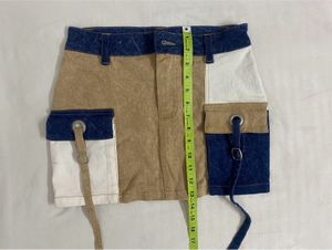 Patchwork Mini Skirt waist 28-30